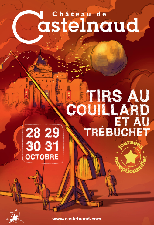 CastelnaudCht's tweet photo. 4 jours EXCEPTIONNELS de tirs aux couillard et trébuchet !
> L’occasion unique de voir nos machines grandeur nature en pleine action
> Tirer sur les remparts du château ! 
> Actionnées par la troupe de reconstitution de la Massenie St Michel

https://t.co/SWRmXZv1rc https://t.co/4gokvPWi5H