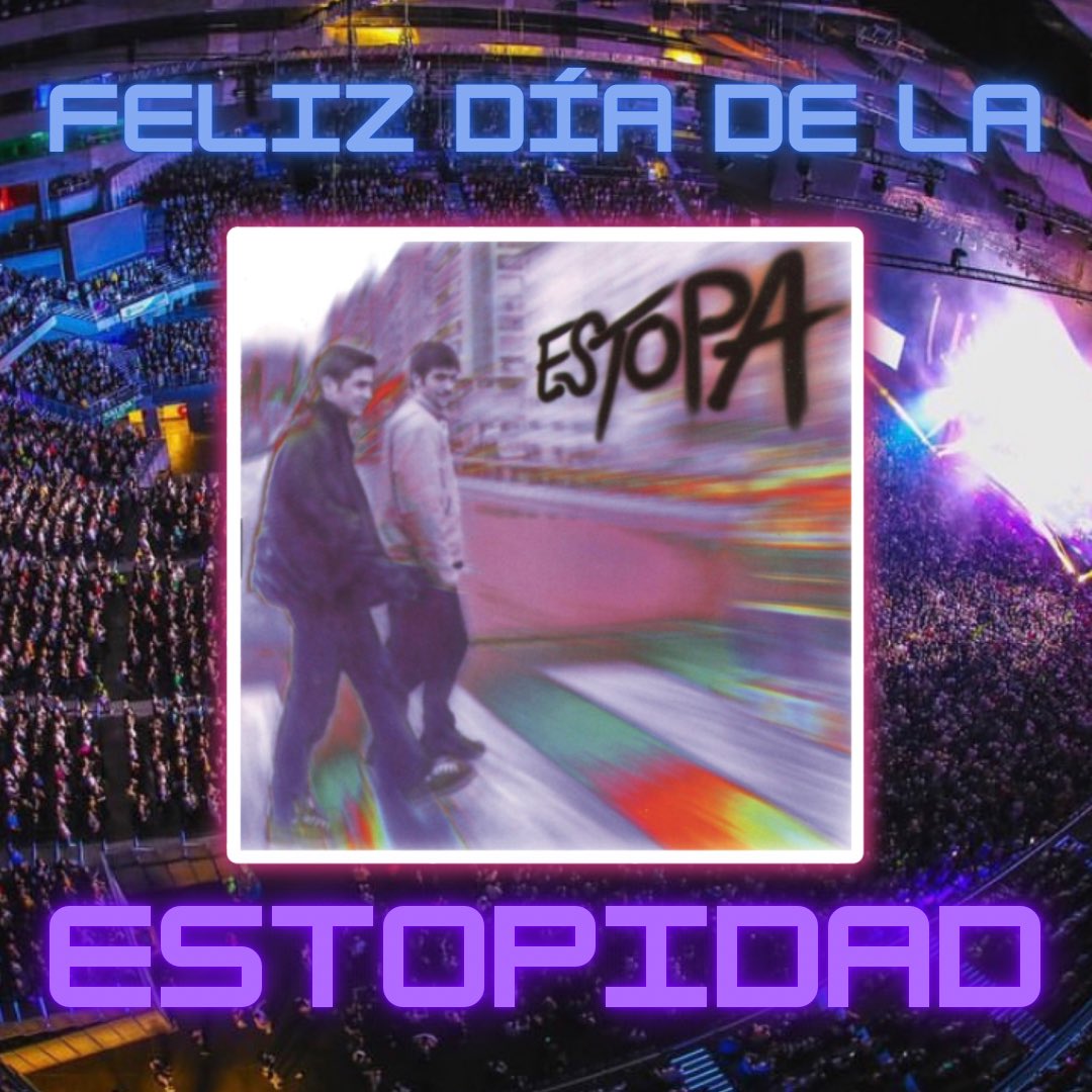HEREDIAPRO's tweet photo. Celebramos 24 años de @estopaoficial 🔥🔥 #DiaDeLaEstopidad 2023 https://t.co/qapynbLCe6