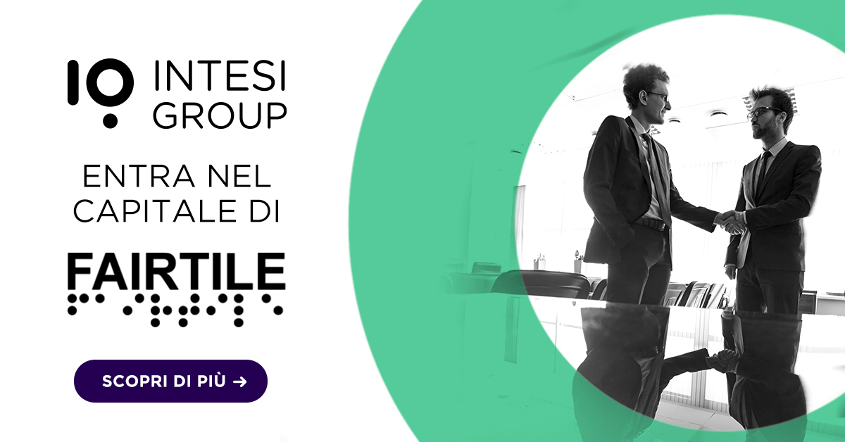 📢Orgogliosi di annunciare che abbiamo acquisito una quota di @fairtile - l'emergente #fintech specializzata in #AI per il mondo del credito e dei pagamenti intesigroup.com/it/news/fairti…