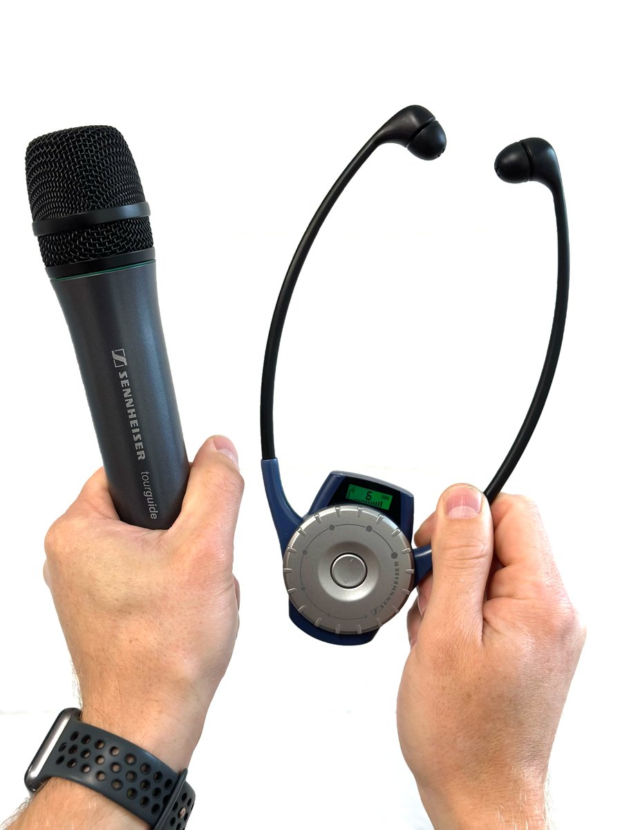 SennsisTG's tweet photo. A tour guide system offers crystal clear sound to your guests so they can concentrate on your message without the distraction of background noise #tourguide #tourguidesystem #visitortours https://t.co/0gu7FwSANj