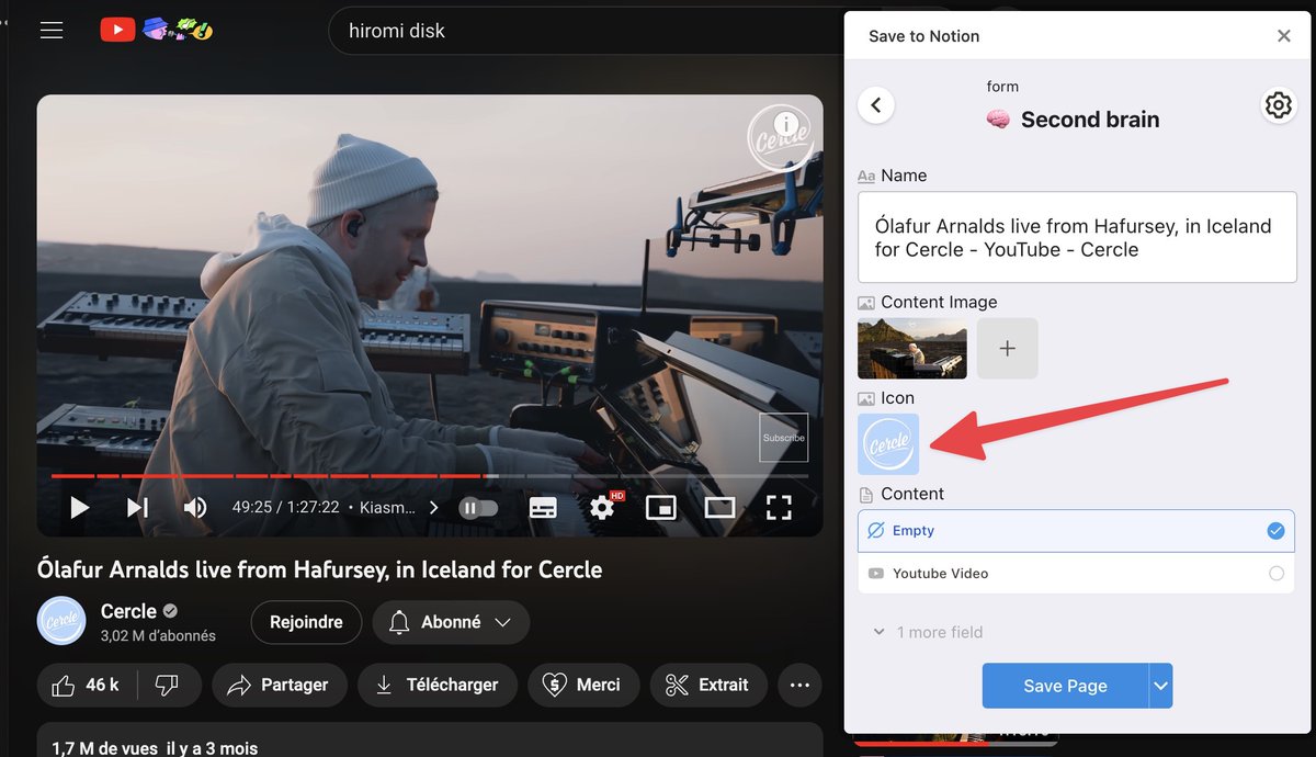 Save To Notion Extension tweet media
