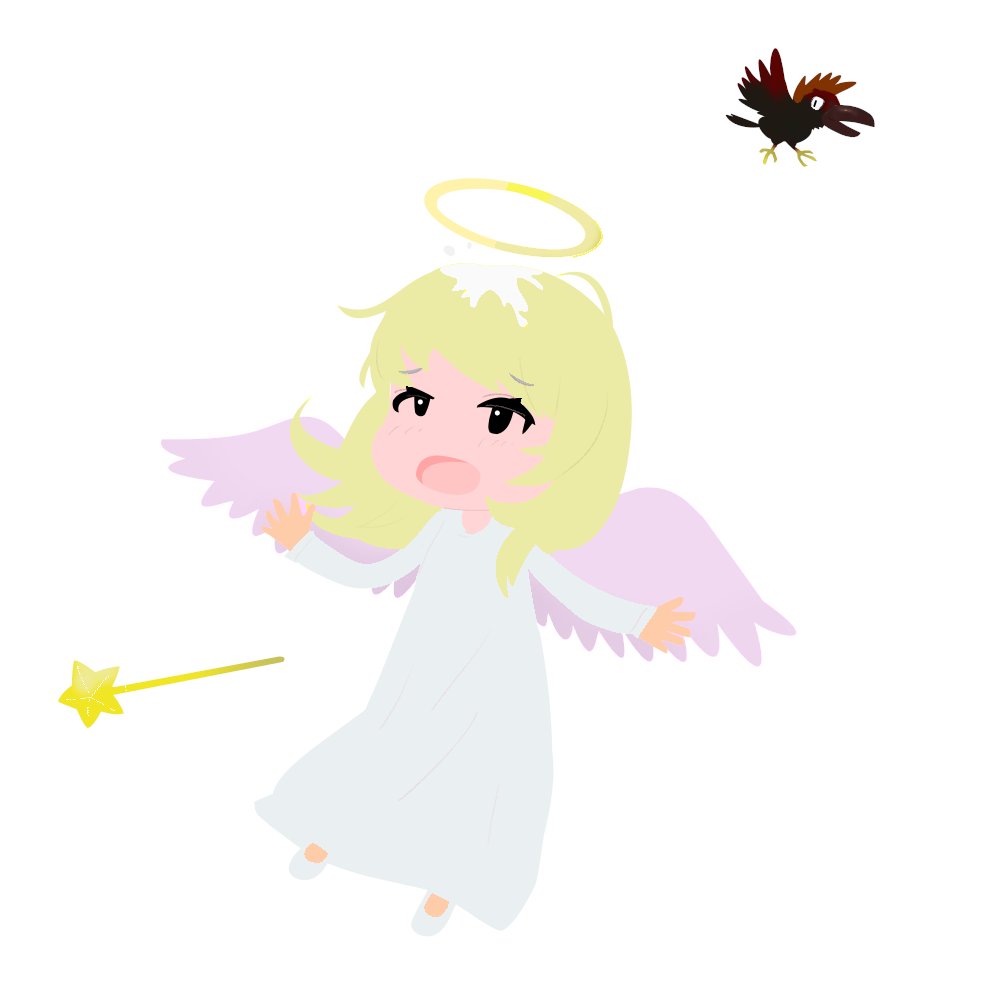 setuna_world's tweet image. インクスケープで制作したベースカラーに、クリスタでトーンとラインを追加したバージョン。ペールトーンも結構いけてるな、、 #イラスト #インクスケープ