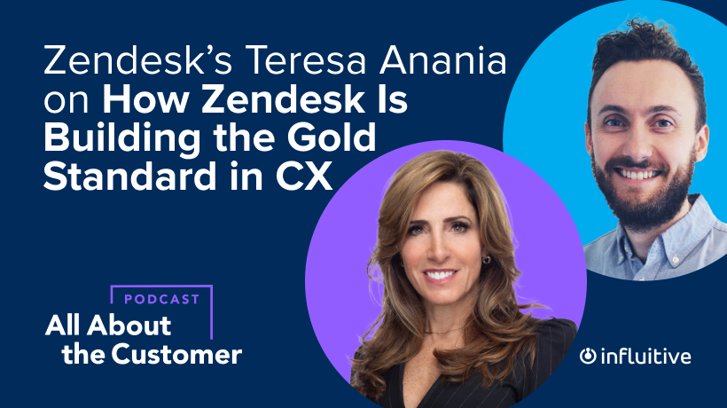 With 110k+ customers, how can you possibly scale CX? Zendesk's Teresa Anania has a few thoughts. Listen to the full episode here: infl.tv/m84k