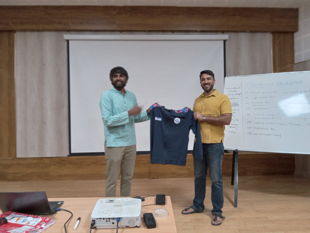 ProSportDev's tweet image. Check out more snippets of our Founder-Director, Suheil F Tandon engaging with managers and coordinators at Anantapur Sports Academy through a workshop on the topic of Sport for Development and SDGs.
#sportfordevelopment #S4D #SportForAll #SportForGood