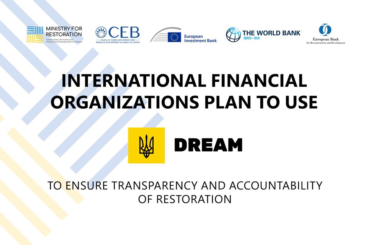 Oleksandr Kubrakov (@olkubrakov) on Twitter photo Greetings to the Memorandum between <a href="/WorldBank/">World Bank</a> <a href="/EBRD/">The EBRD</a> <a href="/EIB/">European Investment Bank</a> <a href="/COEbanknews/">CEB➡️Social development bank for Europe</a> harmonizing procurement approach in Ukraine. Hope that <a href="/the_prozorro/">Prozorro</a> will soon be also approved for international high value and complexity contracts. Glad to see the readiness of donors to use the Greetings to the Memorandum between <a href="/WorldBank/">World Bank</a> <a href="/EBRD/">The EBRD</a> <a href="/EIB/">European Investment Bank</a> <a href="/COEbanknews/">CEB➡️Social development bank for Europe</a> harmonizing procurement approach in Ukraine. Hope that <a href="/the_prozorro/">Prozorro</a> will soon be also approved for international high value and complexity contracts. Glad to see the readiness of donors to use the