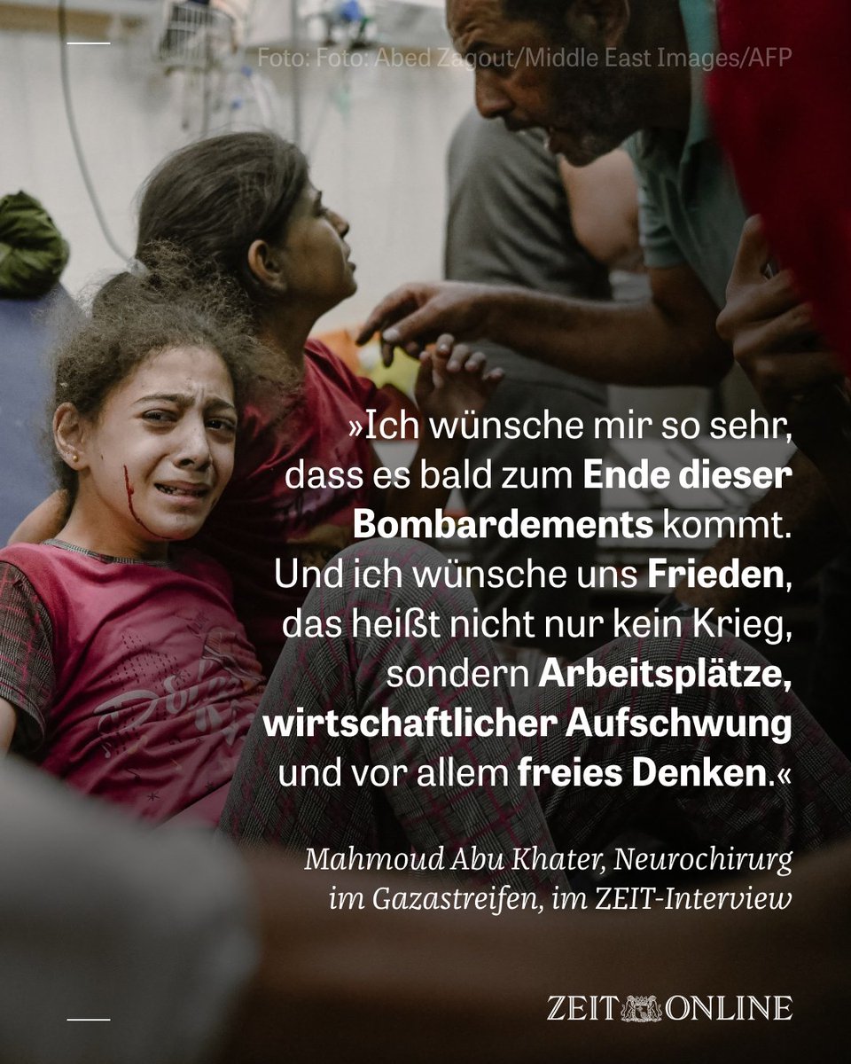 Mahmoud Abu Khater praktiziert als Neurochirurg in Gaza. Seit die Bomben fallen, hat er fast ununterbrochen gearbeitet. trib.al/4N8QmAF