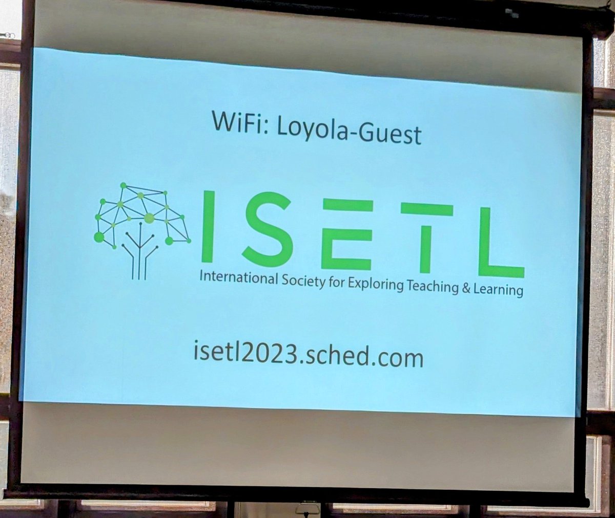 We are thrilled to join, learn and share about innovative learning technologies at <a href="/Loyola_NOLA/">Loyola New Orleans</a> #ISETL2023 conference. <a href="/MubinaSchroeder/">Mubina Schroeder</a> <a href="/MolloyEdD/">Molloy University Ed.D.</a> @molloycogle