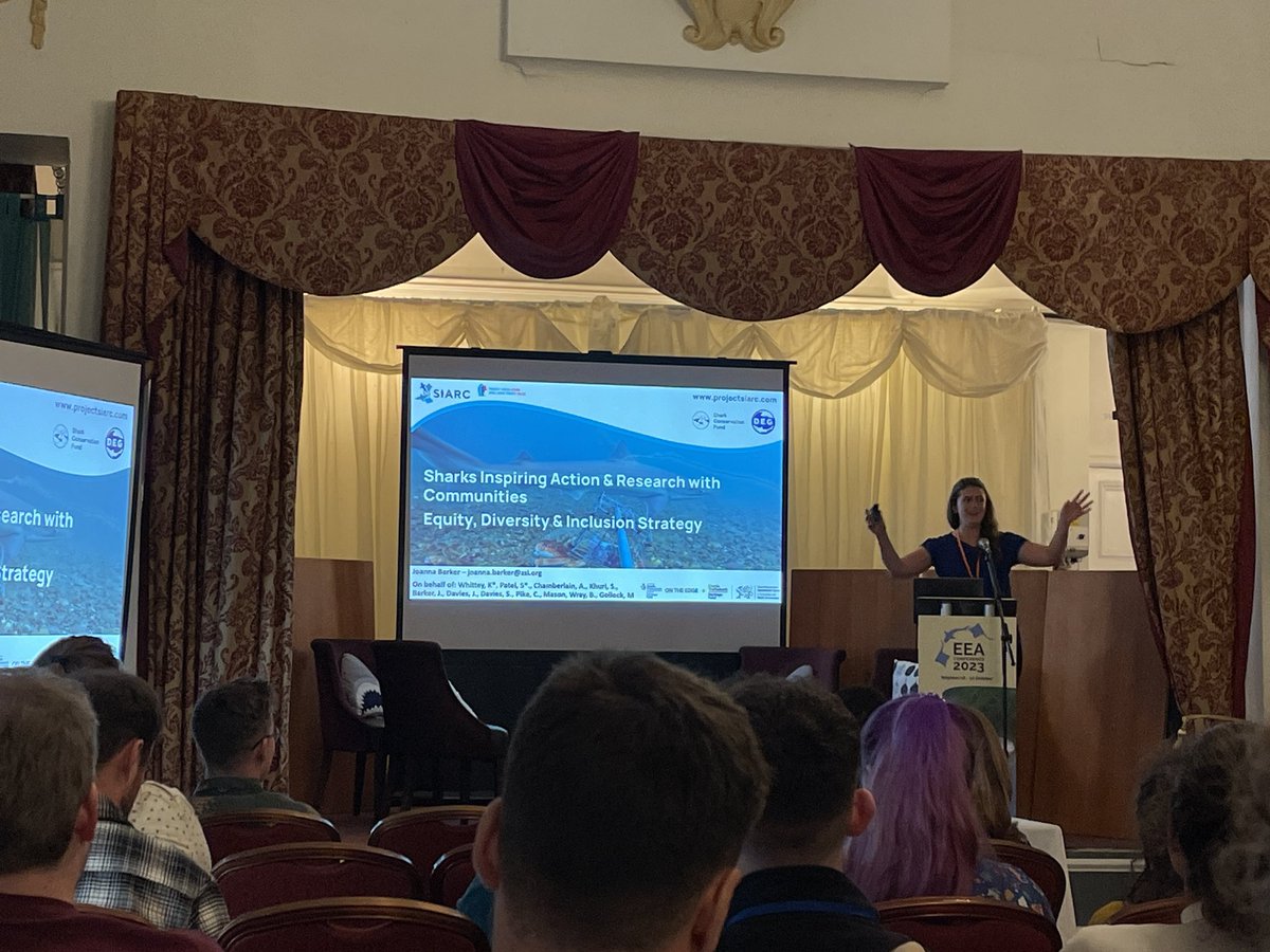 Exploring equity, diversity &amp; inclusion strategies: Enabling a wider range of people to engage with marine conservation using elasmobranchs in Wales by <a href="/JoBarker89/">Joanna Barker</a> 
#EEA2023