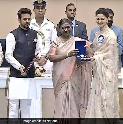 Presenting the most deserving #NationalAwards2023 winner!! 
Fun fact : She is not even an Indian Citizen 🤡