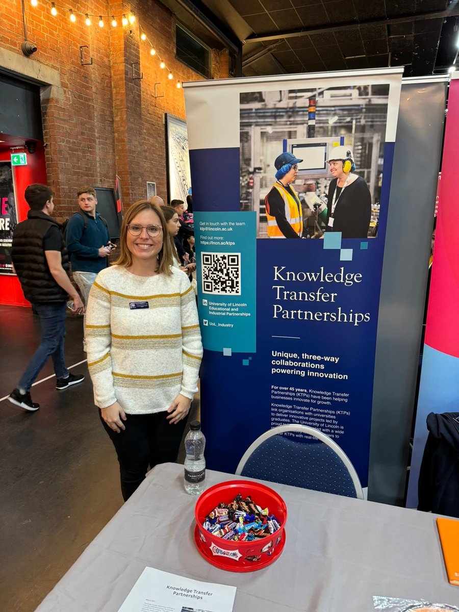 We've had a great time today exhibiting at the Careers Fair on campus, promoting to our students the benefits of choosing to be a #KTP Graduate Associate and deliver exciting, impactful projects! <a href="/UoLCareers/">University of Lincoln Careers & Employability</a> <a href="/innovateuk/">Innovate UK</a>