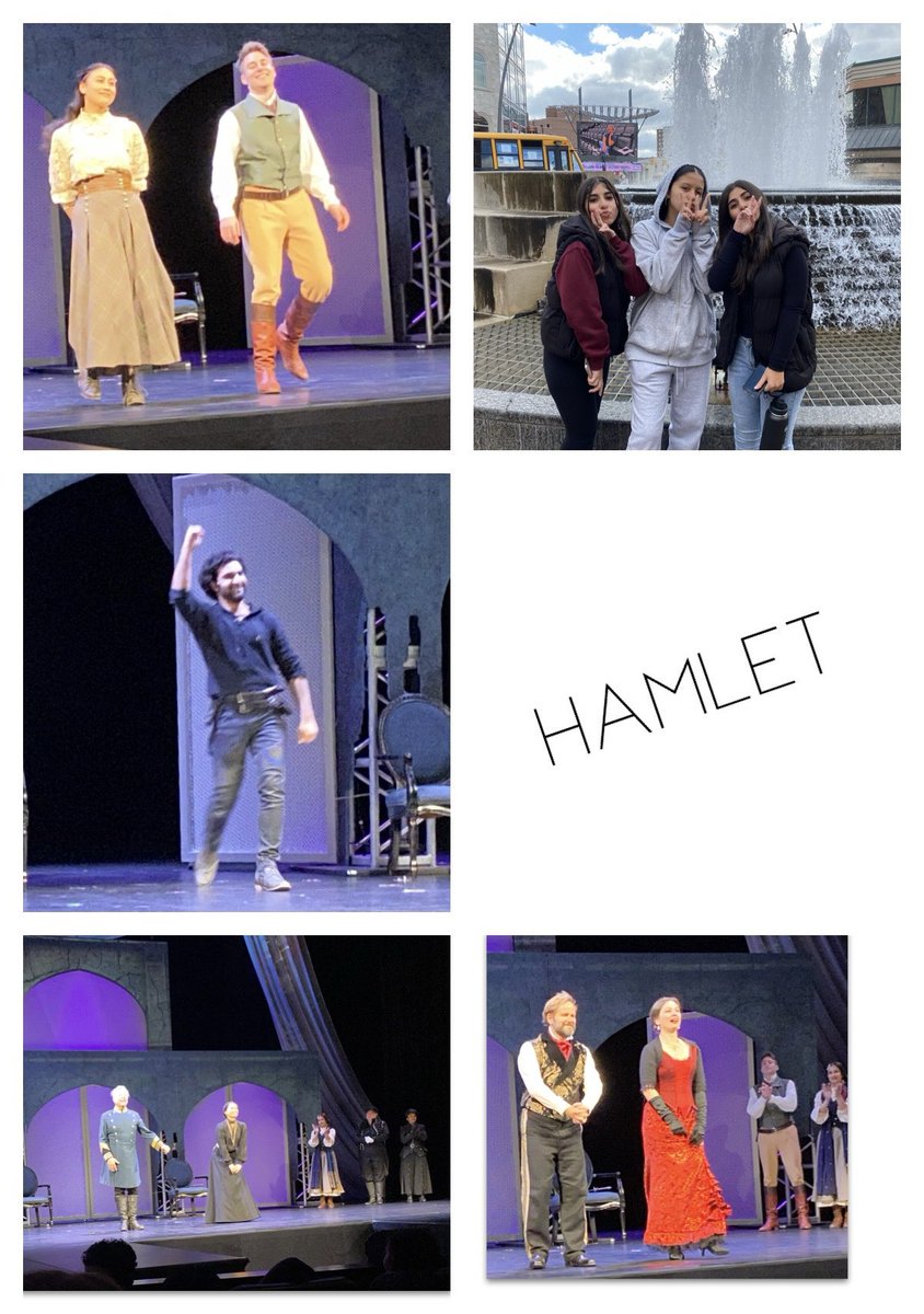 Class2Tweet's tweet image. We had a great time watching the cast of Hamlet perform at the Rose Theatre.  Ahad Raza Mir inspired many students to dive deeper into dramatic performances! 🎭 @DPCDSBSchools @TheGreatGatti @bramptononstage @Hawksat25 #SABFamily #DPCDSB #Hamlet #Shakespeare