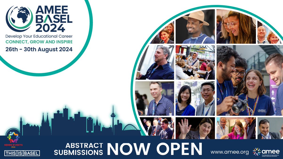 📣 Exciting News! Abstract Submissions for AMEE 2024 are now OPEN! 🎉 All abstracts must be submitted via the AMEE 2024 Abstract Portal. For all information, including submission guidelines, process, and deadline dates, head to our website: ow.ly/92s750PW3n4 #AMEE2024