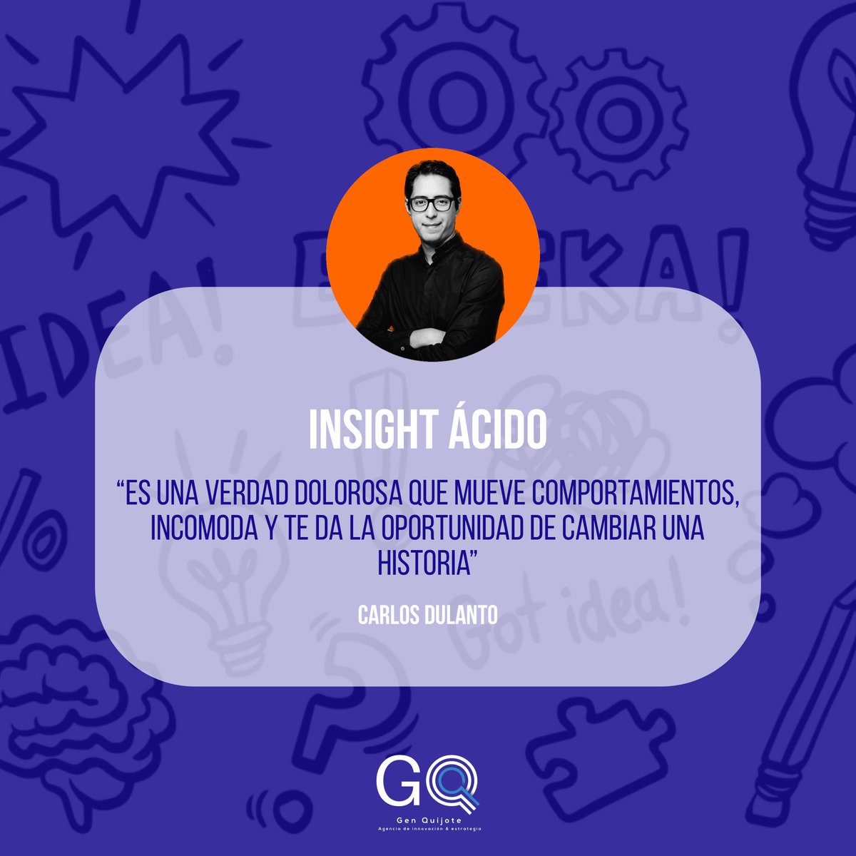 Existen muchas definiciones sobre el #Insight aquí una según mi humilde opinión: 
#MKT #Publicidas #Planning #Negocios #Innovación