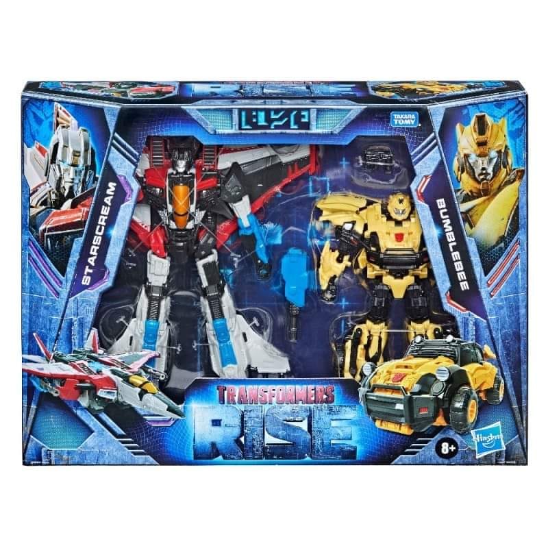 TheSwishPop's tweet image. First look at a new 2-Pack related to the new #TransformersRISE video game featuring Bumblebee and Starscream. What are your thoughts?

#transformers #hasbro #actionfigures #toys