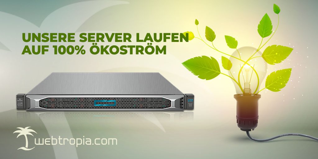 webtropia's tweet photo. Nachhaltigkeit ist unser Antrieb! Wir sind stolz, dass unsere Server zu 100% mit sauberem Ökostrom betrieben werden. Jeder Klick, jeder Upload, und jede Website, die auf unseren Servern gehostet wird, trägt zum Umweltschutz bei. Gemeinsam gestalten wir eine grünere Zukunft!☘️🌲🌿 https://t.co/npghAHotwh