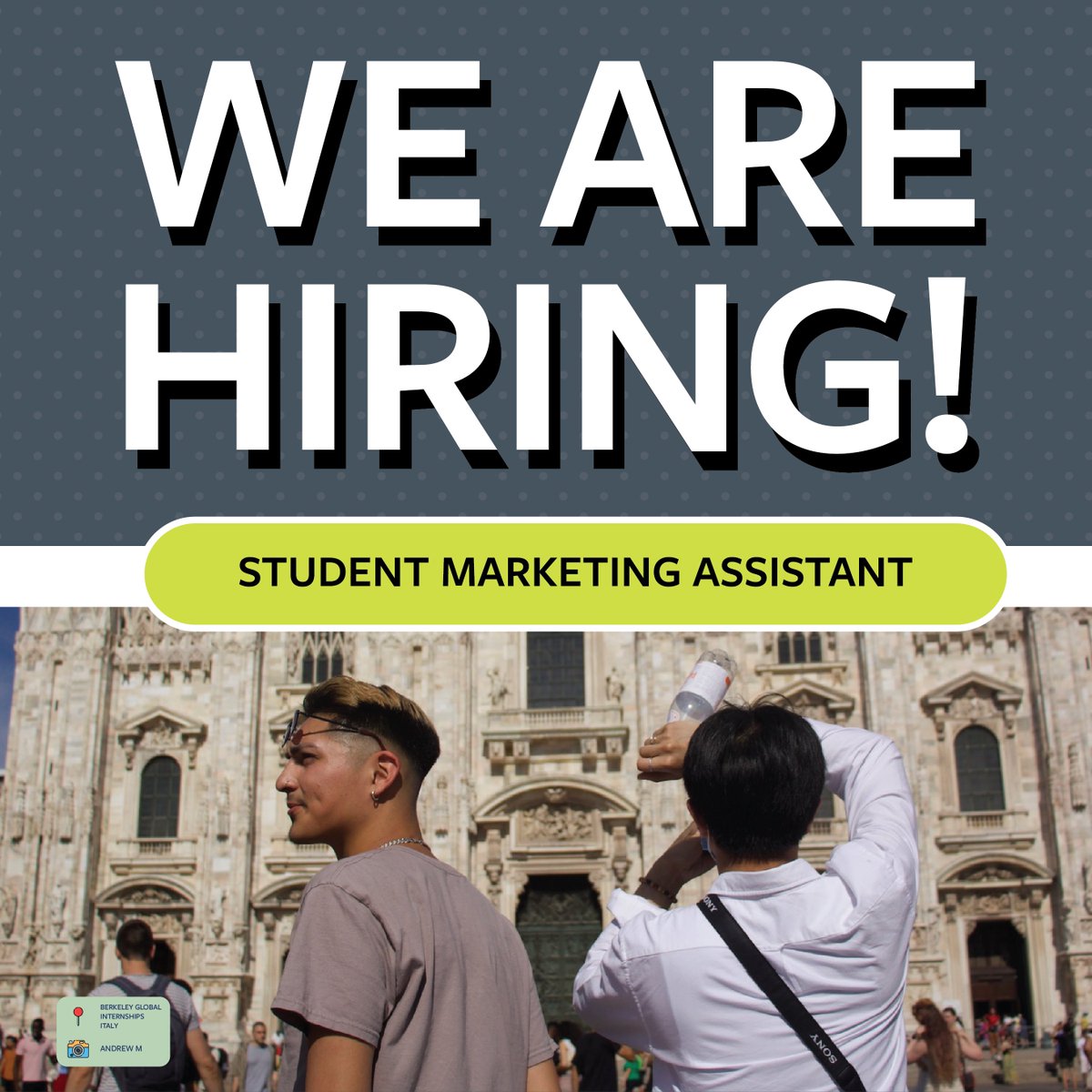 UC Berkeley Summer Sessions, Study Abroad &amp; Lifelong Learning (SSALL) is seeking a student to work part-time with our marketing and communications team. 

Apply Here: berkeley.joinhandshake.com/stu/jobs/83488…