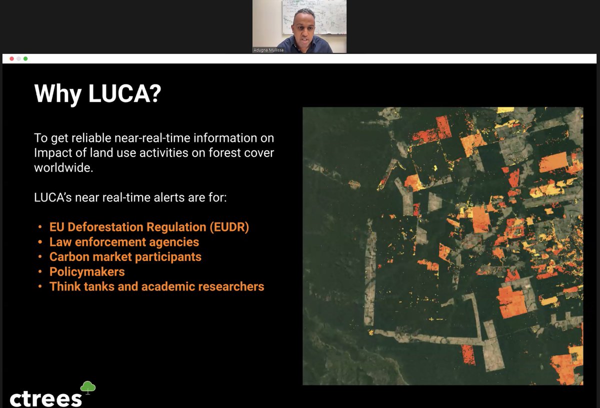 After the nice intro from @daniel_melling, we have <a href="/DrAdugna/">Adugna G. Mullissa</a> explaining waht is LUCA, and why is it important and necessary