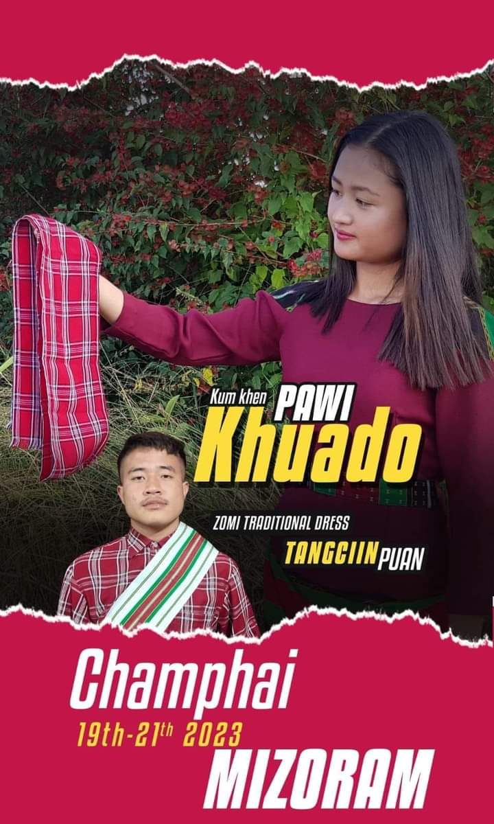 mizozeitgeist's tweet photo. The Zomi(Paite) Community in Mizoram will celebrate KHUADO PAWI 2023 on October 19-21 at Champhai.  Khuado Pawi is held each year to pray for a good harvest and for the health of its community. https://t.co/hZGd3CveKn