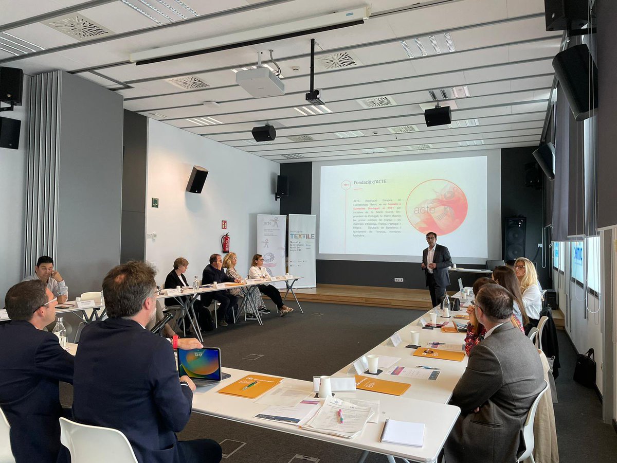 Jordi Marce Termes (@jmarcetermes) on Twitter photo Avui assistim a la reunió de treball dels membres d’ACTE per presentar el procés de reflexió estratègica de l'associació. Un treball que revertirà en les empreses dels territoris del sector de la moda. #igualada <a href="/ajigualada/">Ajuntament Igualada</a> Avui assistim a la reunió de treball dels membres d’ACTE per presentar el procés de reflexió estratègica de l'associació. Un treball que revertirà en les empreses dels territoris del sector de la moda. #igualada <a href="/ajigualada/">Ajuntament Igualada</a>