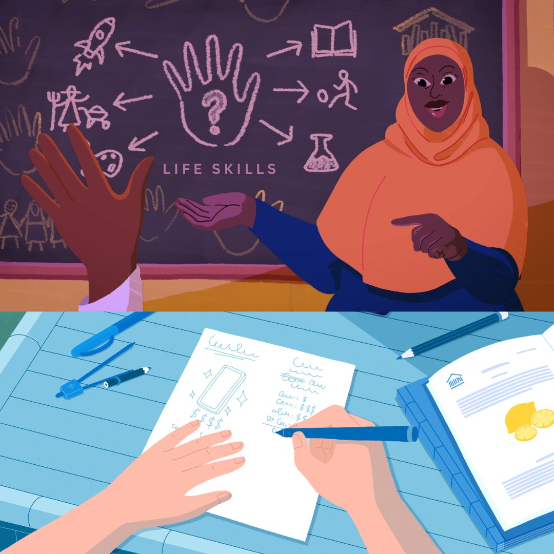 RoomtoRead's tweet photo. When girls learn life skills, they become better equipped to create change. Our multimedia initiative #SheCreatesChange provides inspirational &amp; educational content on developing life skills. See how this contributes to #RoomtoRead’s girls’ ed curriculum: https://t.co/w39RIxbjAq https://t.co/S2QmC8T9jM