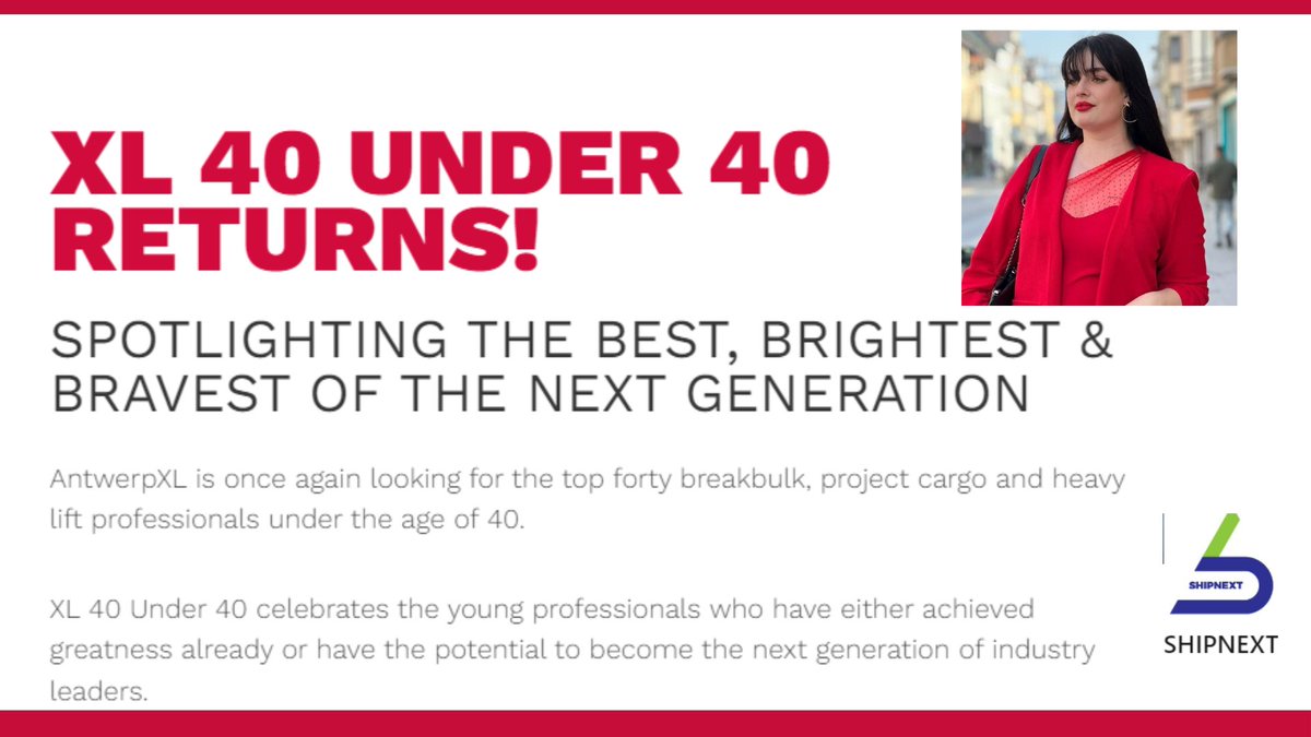 I am so proud and happy to be chosen as one of the 40 Under 40 by @AntwerpXl  !- I appreciate being among all of these amazing professionals. I fell in love with our industry just a couple years ago but I know I found my place!