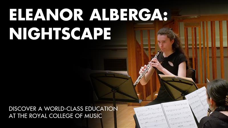 This #BlackHistoryMonth listen to @Eleanor_Alberga’s Nightscape which charts the passage of time from sunset to night-time in Jamaica where she was born. Written as a companion piece to Mozart’s Gran Partita, it is performed here by the RCM Wind Ensemble: bit.ly/3OXiWiB