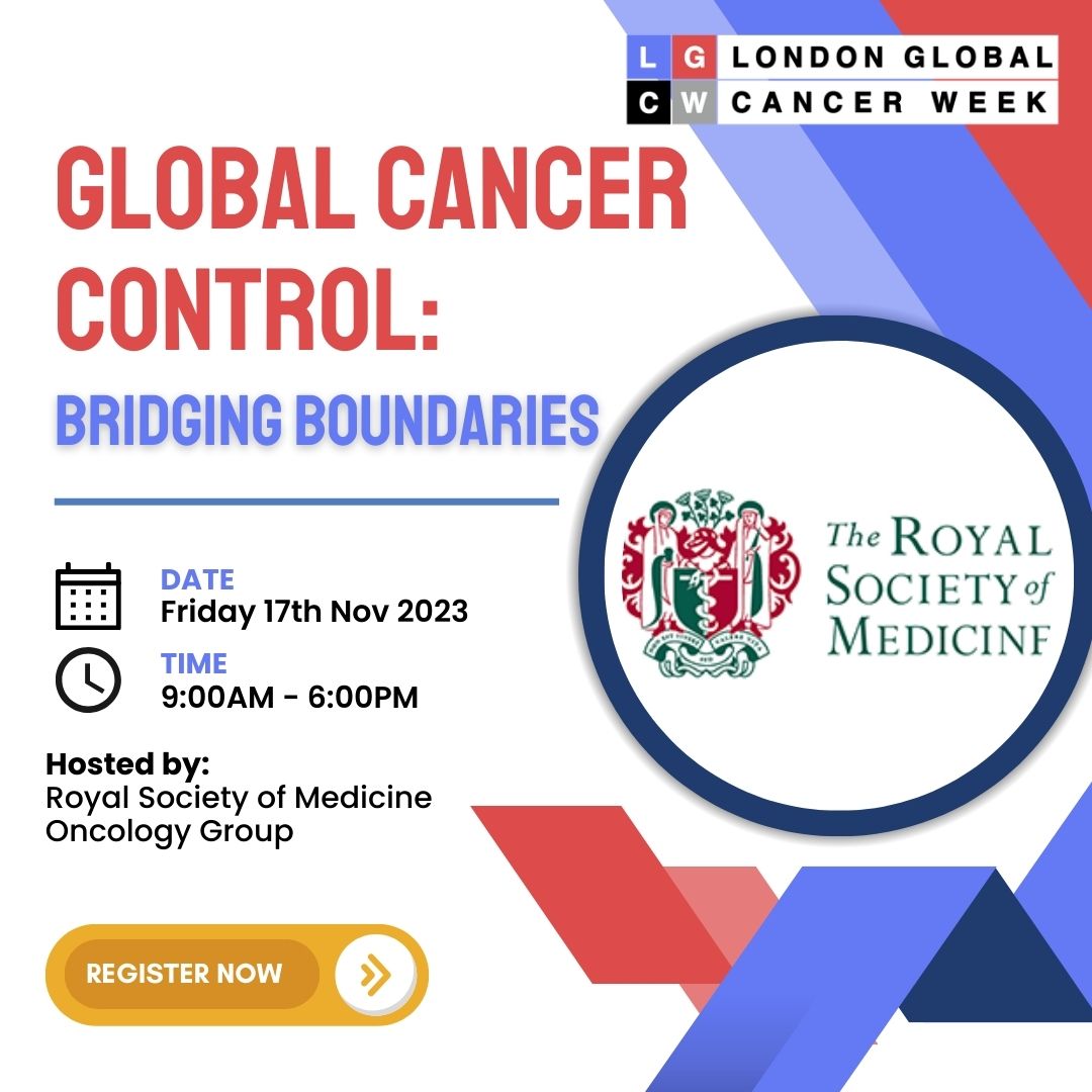 🌍 #LGCW2023 - Join the Royal Society of Medicine Oncology Group to address global cancer disparities & forge solutions. 📅 Fri 17th Nov, 9am-6pm GMT. Explore prevention to survivorship, financial challenges & innovative movements. 🔗 bit.ly/45ANuvJ