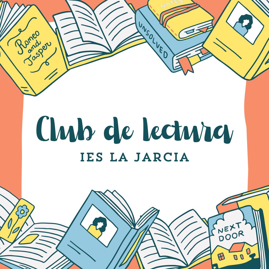 Únete al Club de Lectura del IES La Jarcia 📚🙌🏼😊

¡Te esperamos!