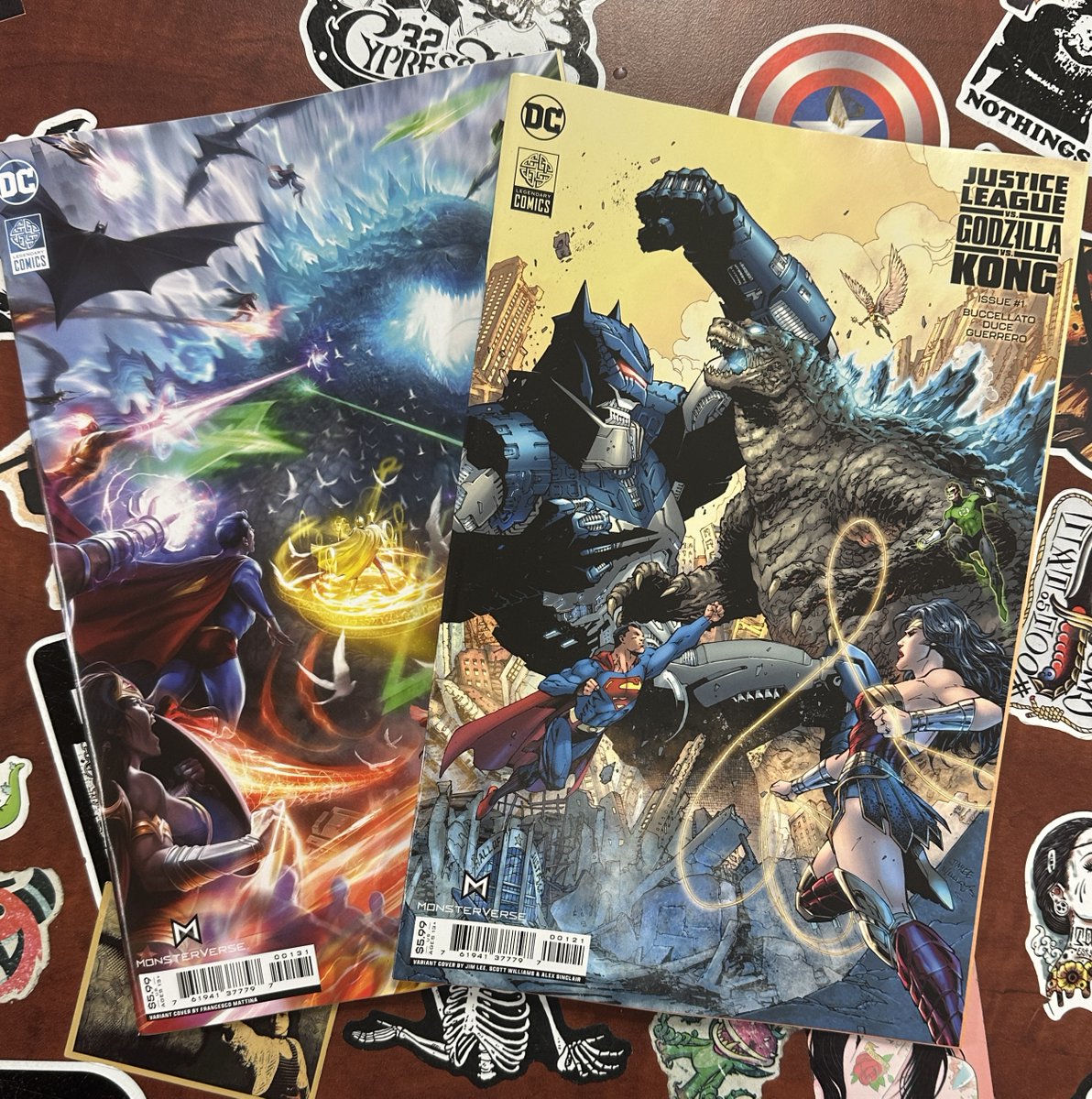 IT'S NEW COMIC BOOK DAY!!! The kick-butt kaiju / justice league cross-over is FINALLY here and it has some DOPE covers🔥! Come see your Third Eye fam today and snag a copy!