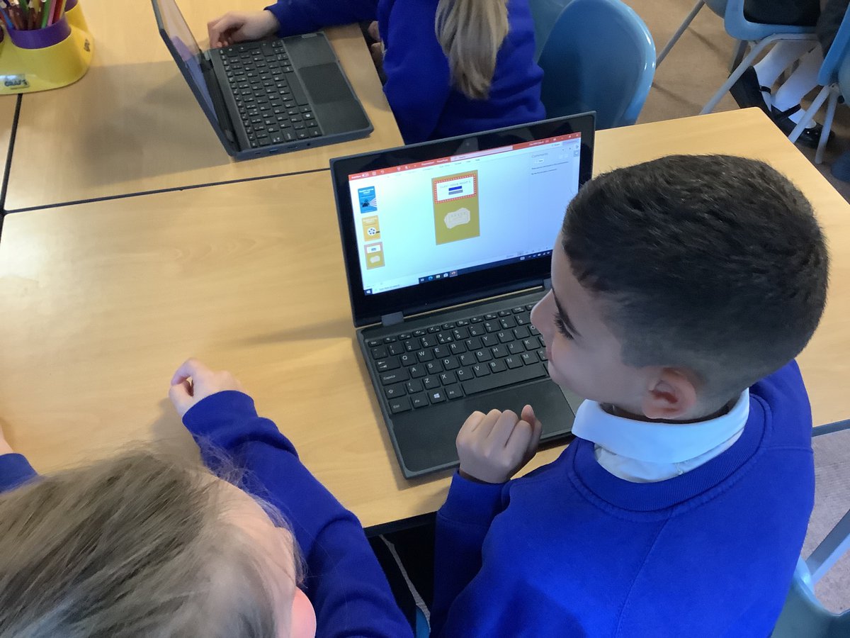 MissFCarrMill1's tweet photo. We are having a fun afternoon on the laptops learning all about how font, colour and layout choices impact on the effectiveness of a poster! @Carrmillprimary #carrmillcomputing https://t.co/w7U033myUc