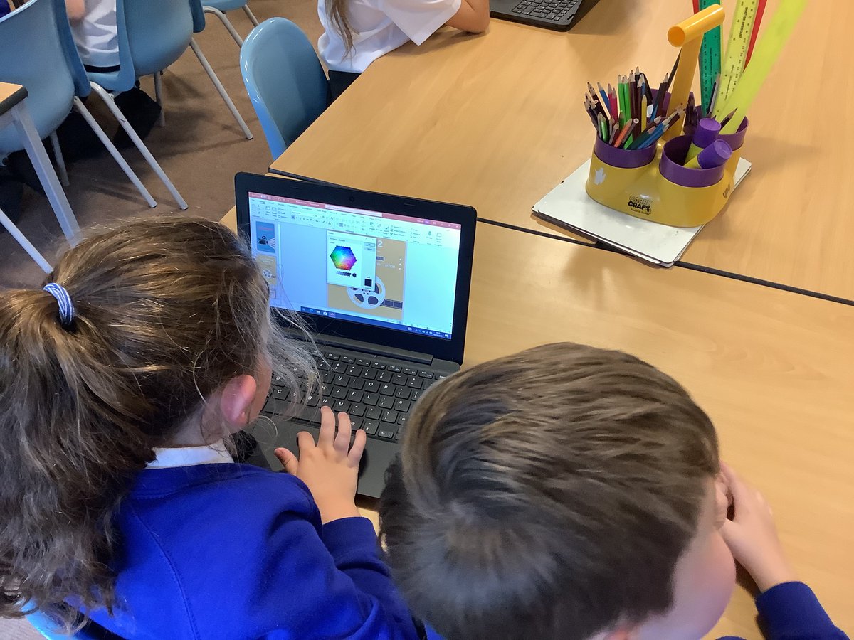 MissFCarrMill1's tweet photo. We are having a fun afternoon on the laptops learning all about how font, colour and layout choices impact on the effectiveness of a poster! @Carrmillprimary #carrmillcomputing https://t.co/w7U033myUc