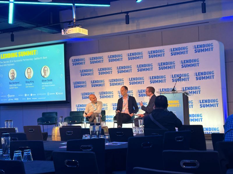 Our Head of Debt Finance, Ben Barbanel, live on stage with Doug King, Co-founder of ASK Partners, at the <a href="/AltFiNews/">AltFi</a> Lending Summit, detailing the secrets of a successful partnership 🤝

#AltFiLendingSummit23 #businesspartnership #businesslending