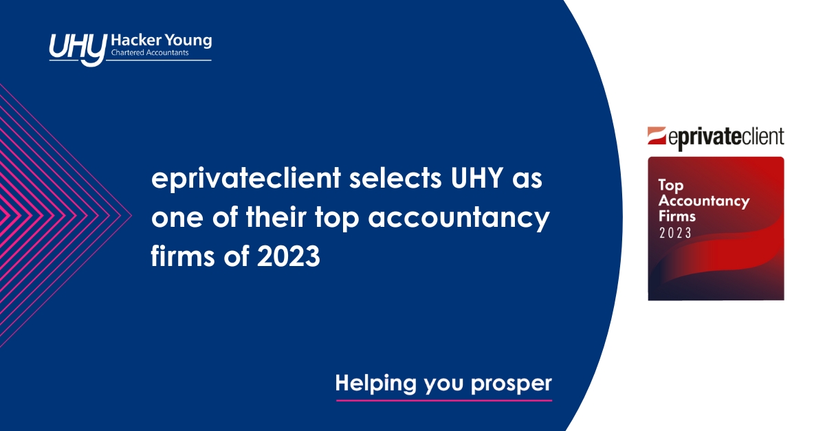 We are honoured to be nominated by @eprivateclient as one of their Top Accountancy Firms of 2023. This recognition reflects our commitment to excellence in private client services and our purpose of helping you prosper.🏆 
#TopAccountancyFirms #PrivateClient