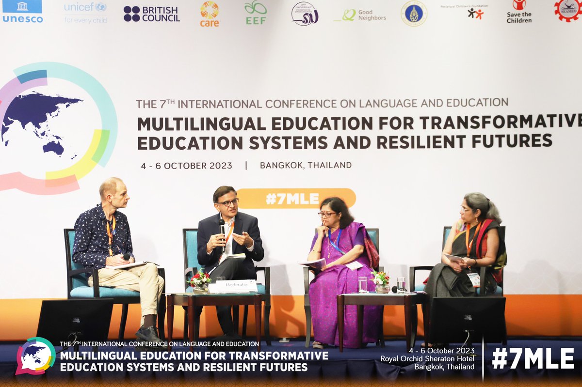 LLF_edu's tweet photo. Dhir Jhingran presented our School-Based Language Mapping strategy at the International MLE Conference, sparking interest from global participants. 🌍
The initiative aims at developing tailored multilingual learning strategies and has already benefited 6.5 lakh students. 🌟 https://t.co/6Yl819ySld