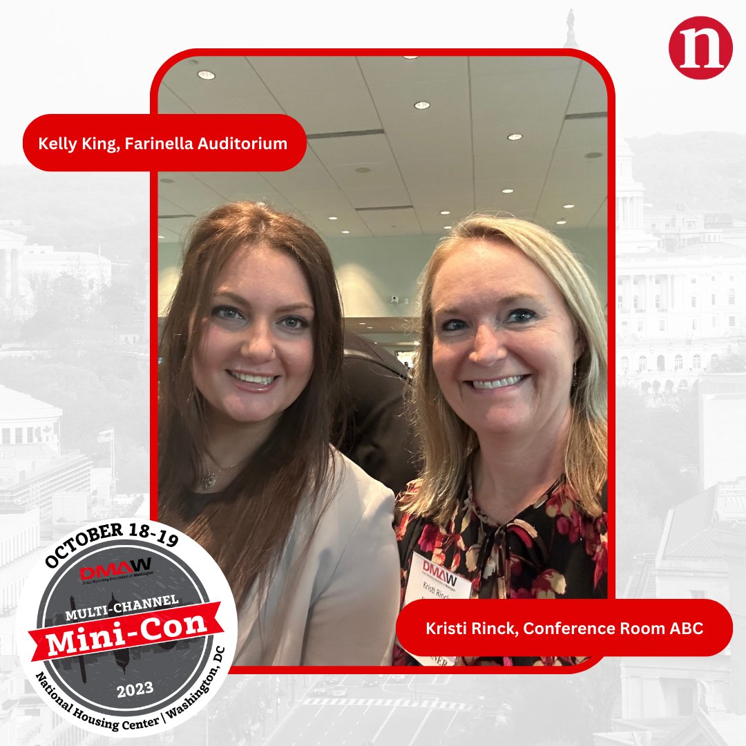NexusDirect's tweet image. It&apos;s finally here! Day 1 of #MC2  🎉 Join the conversations and come say hello to Kristi Rinck and Kelly King, moderators in Conference Room ABC and Farinella Auditorium during the sessions starting at 10:30 am.

#DMAW #NonprofitFundraising #MultiChannel  #Marketing #DirectMail