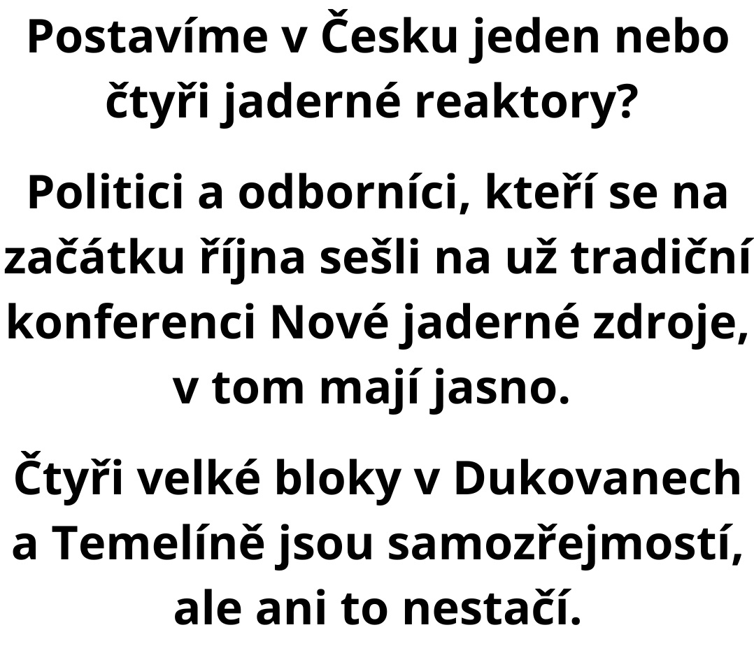 Výstavba nových jaderných zdrojů v Česku bude mít zásadní dopad na národní ekonomiku a její budoucí růst. Jednou z podmínek však je, že se do výstavby zapojí převážně české stavební firmy. Děkuji <a href="/cez_group/">CEZ Group</a> za partnerství a podporu konference JÁDRO 2023  
sekurkon.cz/clanky/cesi-ja…