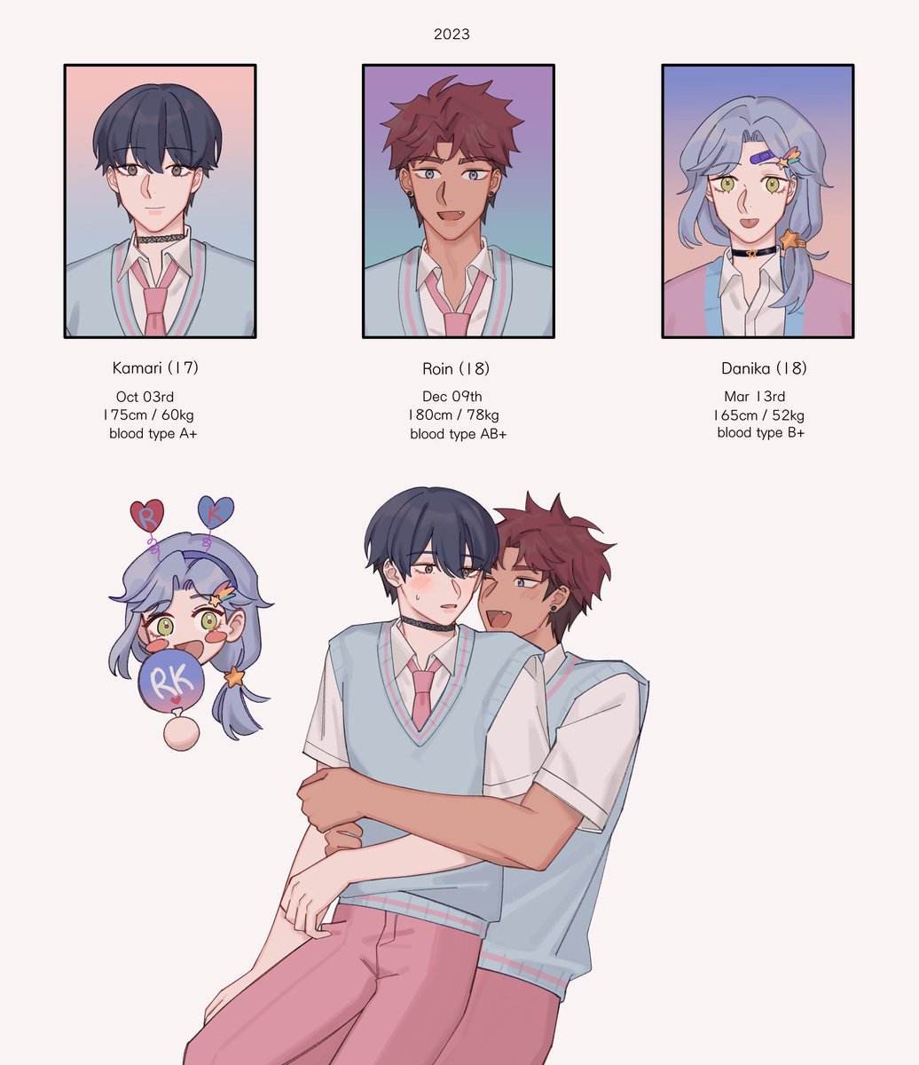moki_chei's tweet photo. Revealed my oldest OC vs the recent OC I created
๐๐๐โค๐โค๐
#doodle #OCs #BoysLove #BL_OC https://t.co/BBd2fFNcmH
