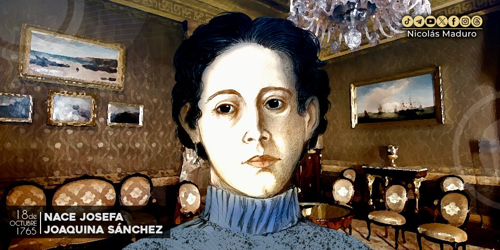 Josefa Joaquina Sánchez, esposa de José María España y heroína de nuestra historia, nació un día como hoy hace 258 años, es reconocida por haber participado activamente en la rebelión liderada por su esposo, junto a Manuel Gual, y por haber bordado el primer Tricolor Patrio.