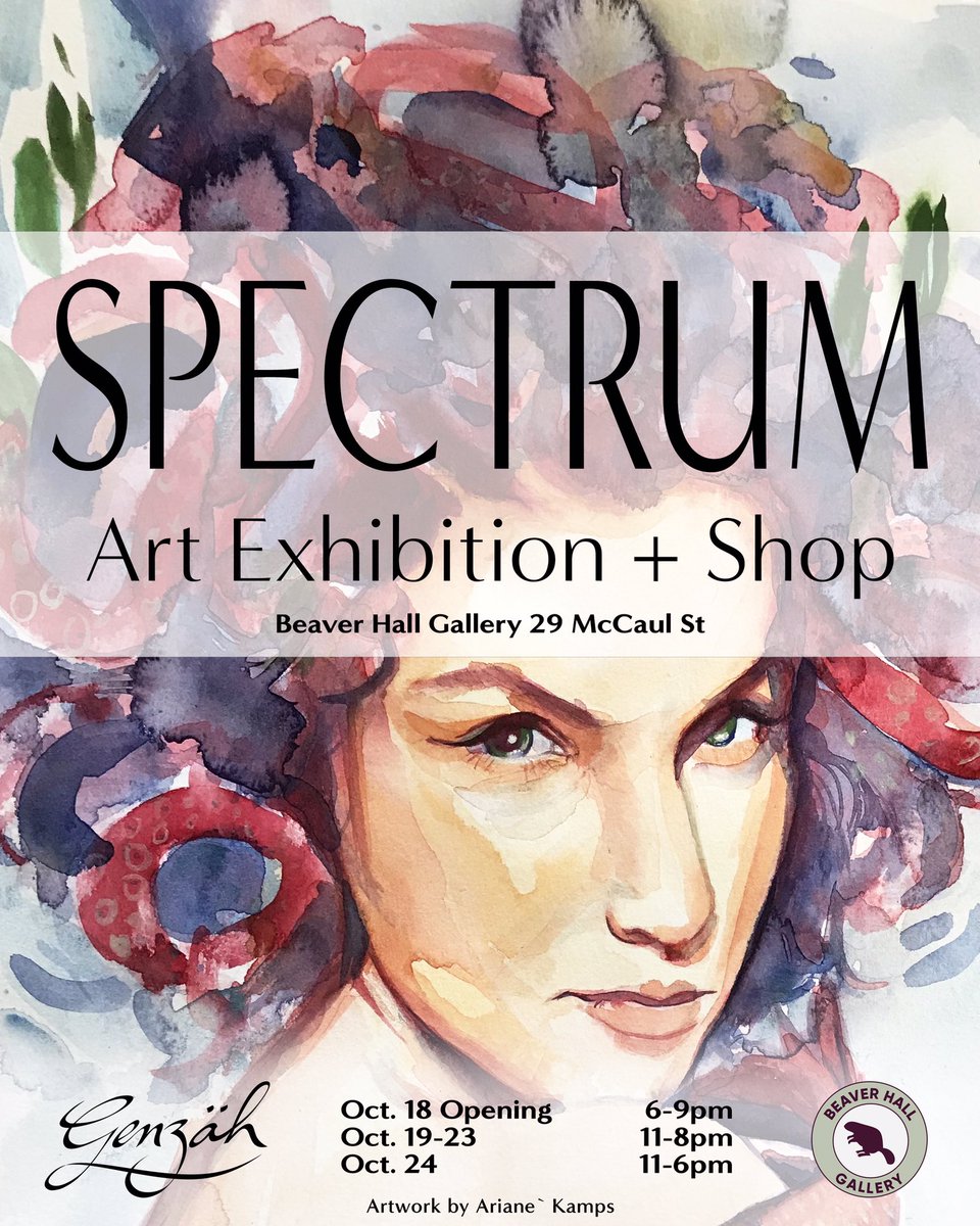 Arianekamps's tweet photo. Find my Sea Witch and handmade watercolour paints in Toronto tonight #genzah #watercolour #Toronto  #seawitch #fantasyart https://t.co/ulpUh0Ghbh