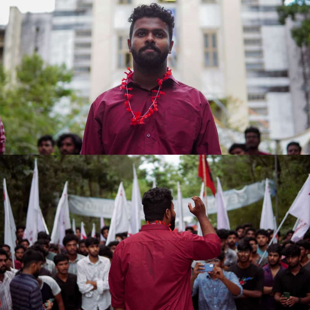 LeeKangsheng's tweet photo. അമിത് നയിക്കും ❤️ 
#SFI #CET https://t.co/tV5lQgyY8y