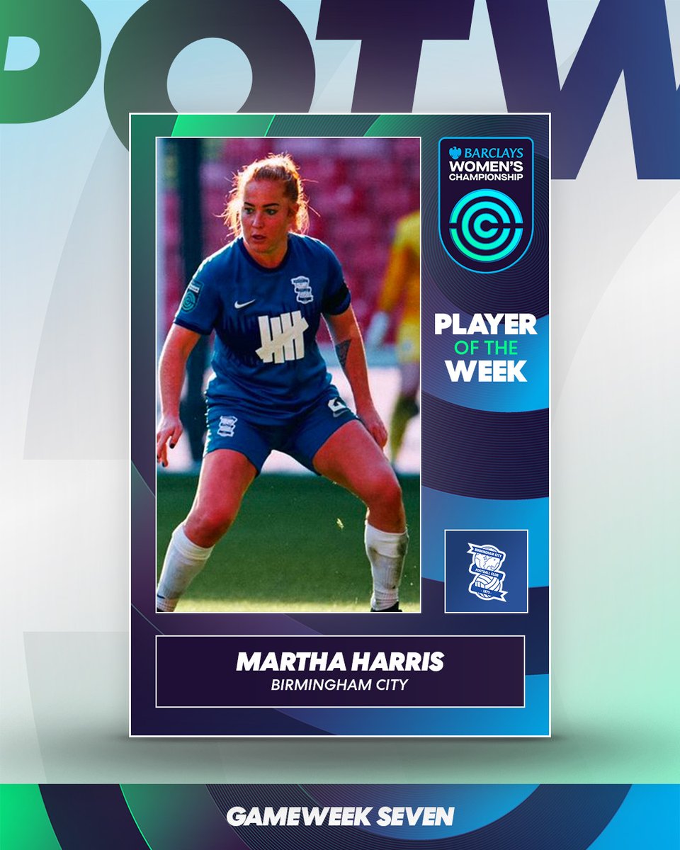 As voted for by you, the #BarclaysWC Player of the Week is @MarthaH19 🙌