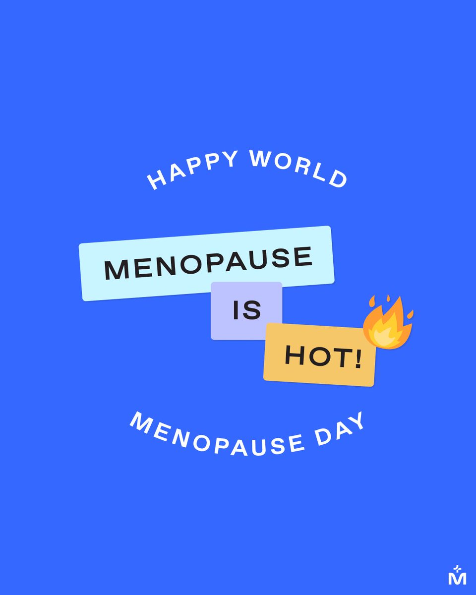 It’s confirmed: Menopause is HOT 🔥. On this World Menopause Day, we’re celebrating the fact that the global conversation happening around menopause is finally heating up.  #JoinMidi #WorldMenopauseDay #WorldMenopauseDay2023 #MenopauseDay