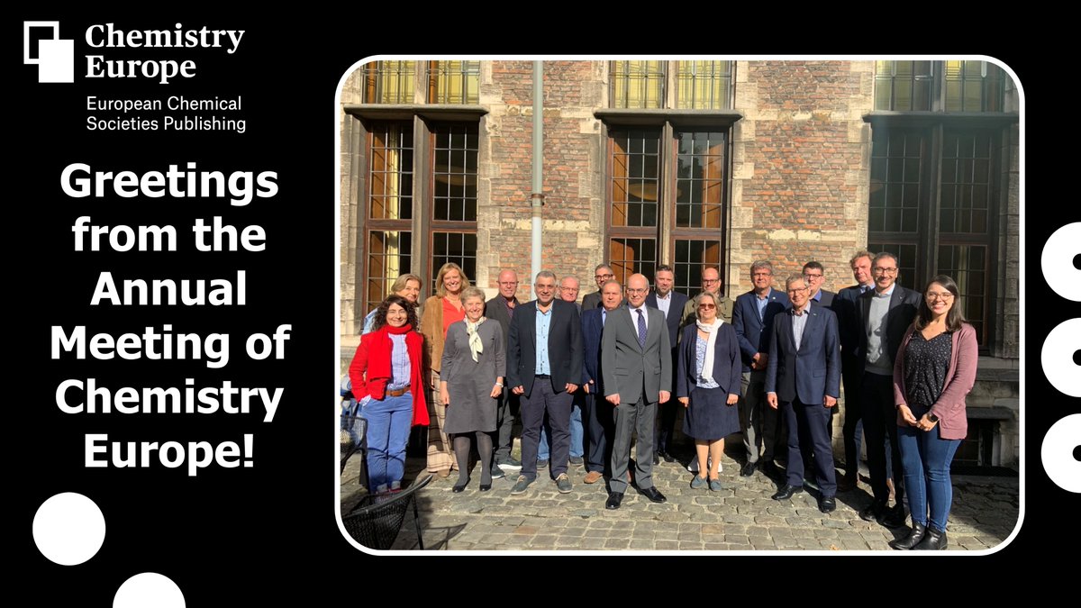 Greetings from Antwerp, where representatives of our member societies and our journals are currently holding their annual meeting! Many thanks to @BeKvcv and Pegie Cool from @UAntwerpen for their help with the organisation!