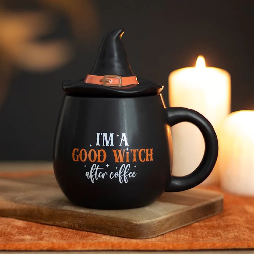 ✨✨I’m a Good Witch After Coffee - Topped Mug 🤗🧙‍♀️

wickedwitcheries.co.uk 🐈‍⬛

#halloweenmug #halloween #halloweendecor #spookyseason #spooky #halloweeneveryday #everydayishalloween #trickortreat #pumpkin #coffeelover #halloweenmugs #mug #halloweendecorations #mugs