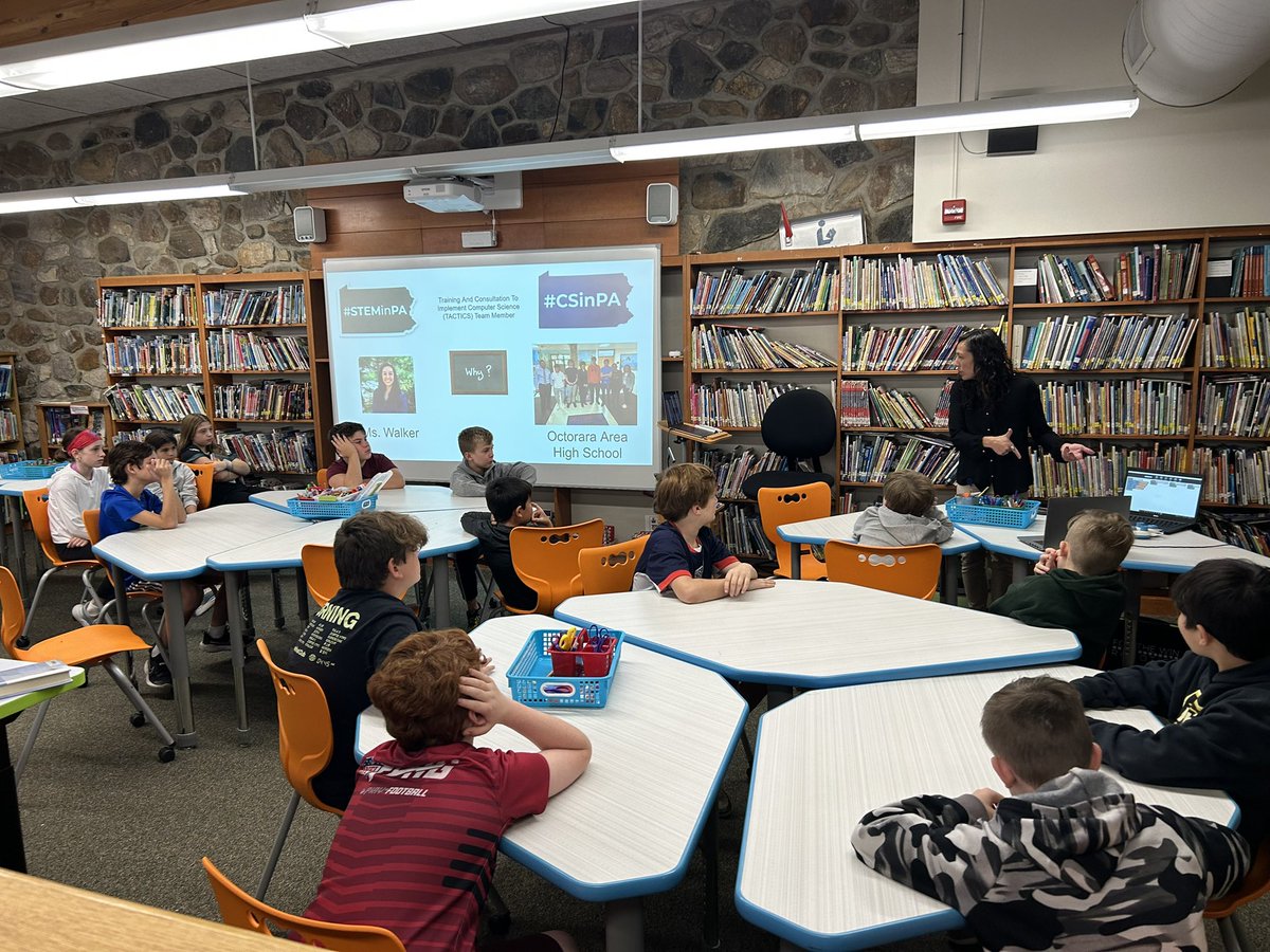 Thanks to the #cciu TAC team for leading a code jumper collaborative student project in STEM class/Library  today. <a href="/WestChesterASD/">West Chester Area SD</a> <a href="/CCIU_24/">Chester County Intermediate Unit</a> <a href="/PennWood1470/">Penn Wood Elementary School</a>