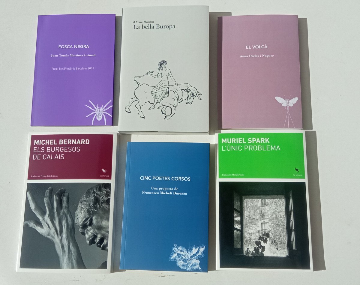 LaBreuEdicions's tweet photo. 📚octubre a @LaBreuEdicions
EL VOLCÀ @AnnaDodas
L'ÚNIC PROBLEMA #MurielSpark
trad @_mrspremise
FOSCA NEGRA @joantomas_mg
LA BELLA EUROPA #MarcMasdeu
ELS BURGESOS DE CALAIS #MichelBernard
trad @RafolsGesaF
CINC POETES CORSOS tria de #FrancescuMicheliDurazzo
#llibreslabreu https://t.co/h4bOEuuEXa