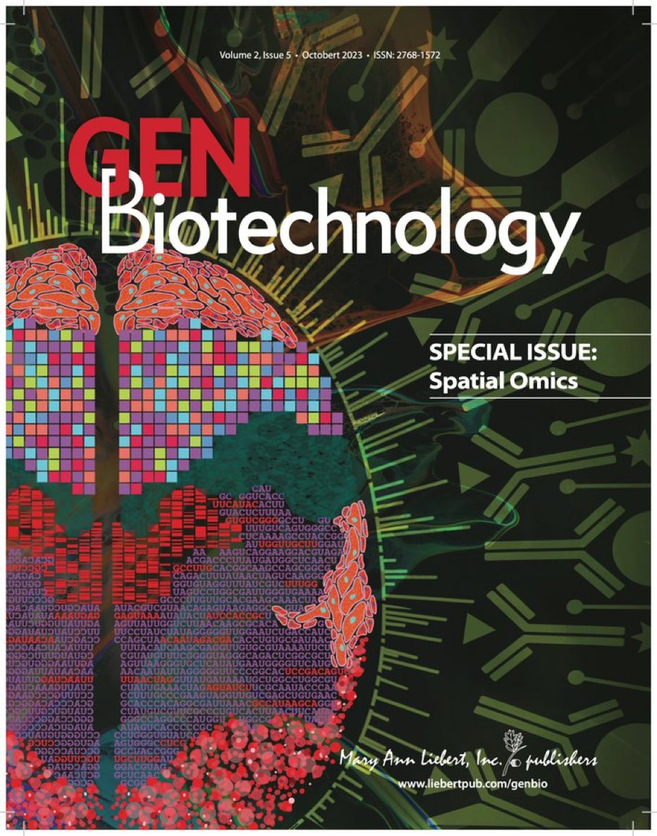 sachinxr's tweet image. In my latest for @GENBiotechJrnl, I write about what #SpatialOmics is revealing about the players in the tumor microenvironment.
Learn about how this is unraveling tumor heterogeneity and offering important clinical insights. liebertpub.com/doi/10.1089/ge…