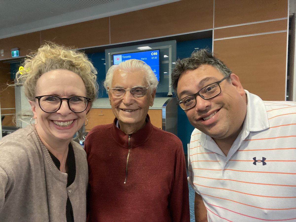It’s always a good morning when you run into a friend <a href="/_perrysmith/">Dr. Perry Smith Kꙻ anilqꙻ a?</a>  and can also introduce him to Grandfriend Don! 🌲#forestexplorer <a href="/Surrey_Schools/">Surrey Schools</a>