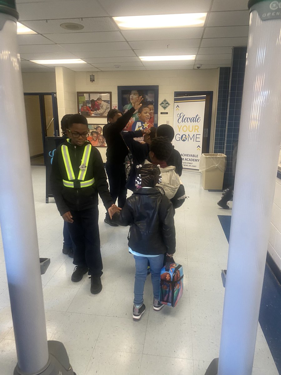 AADreamAcademy's tweet photo. Our safety patrols are protecting + serving throughout our building and we love to see them lead 💛💙 #AADAinAction #LetThemLead https://t.co/1aIgCIlyiu