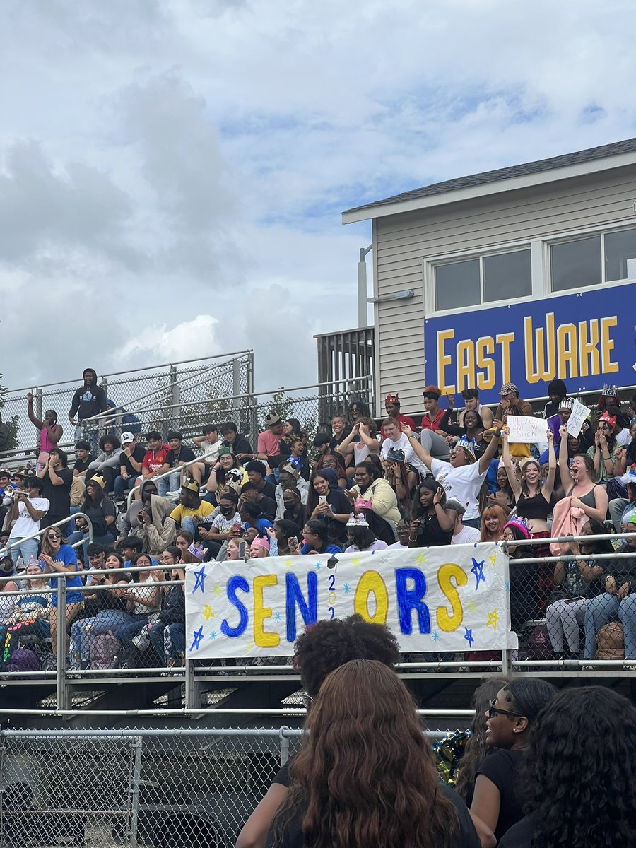 We had an awesome pep rally for Homecoming week! <a href="/eastwakehs/">East Wake iTech and Design Magnet High School</a> <a href="/NCCU/">North Carolina Central University</a> <a href="/NCCU_MSA/">NCCU MSA Program</a> <a href="/WCPSS/">Wake County Public School System</a> <a href="/NCCUSOE/">NCCU School of Ed</a>